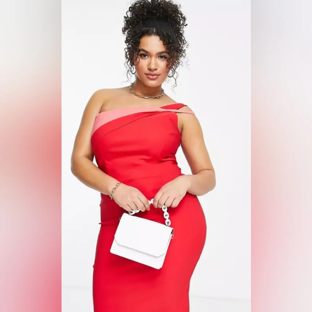 2x Red Hot One Shoulder New Sexy Dress - Picture 2 of 6